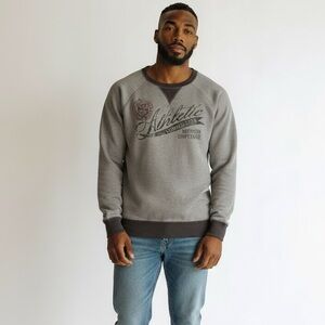 Roebuck & Co. Grey Round Neck Sweatshirt